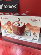 Tonies Disney Toniebox 2 Bundle with 6 Tonies Sunset, Red  NEW  - Factory Sealed