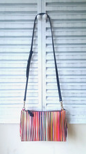 Image of BNWT Authentic Paul Smith Crossover Stripe Pochette Handbag RRP £385 (#10a)