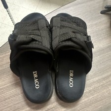Draco Slides Men's Black Size 13 With Bag
