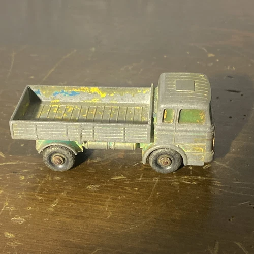 Vintage Lesney Matchbox Mercedes Truck Green - 1/64 Metal Toy Truck