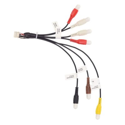 Xtenzi RCA Cord Assembly Harness Car Audio Video with Pioneer AVH240EX, AVH24...