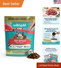 Air Dried Beef Jerky Dog Treats - High Protein Meal Toppers for All Breeds - 4oz 71.96 per pound