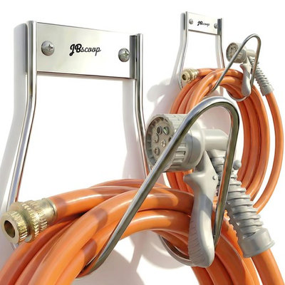 #ad JBscoop Garden Hose Holder Stainless Steel Small Wall Mount Garden Hose Hook... $154.45