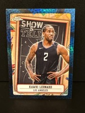 Kawhi Leonard 2024-25 Topps Chrome Basketball Show & Tell Refractor