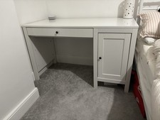 White Ikea Desk Hemnes - VGC