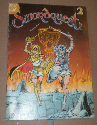 SWORDQUEST 2 ATARI VIDEO GAME PROMO GIVEAWAY DC COMICS 1982