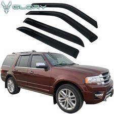 Fits 97-17 Ford Expedition 98-17 Lincoln Navigator Window Visors Rain Sun Guards