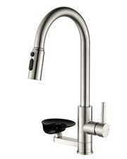 Kitchen Faucet Pull Down Sprayer Stainless Steel Brushed Nickel 866068Y OWOFAN