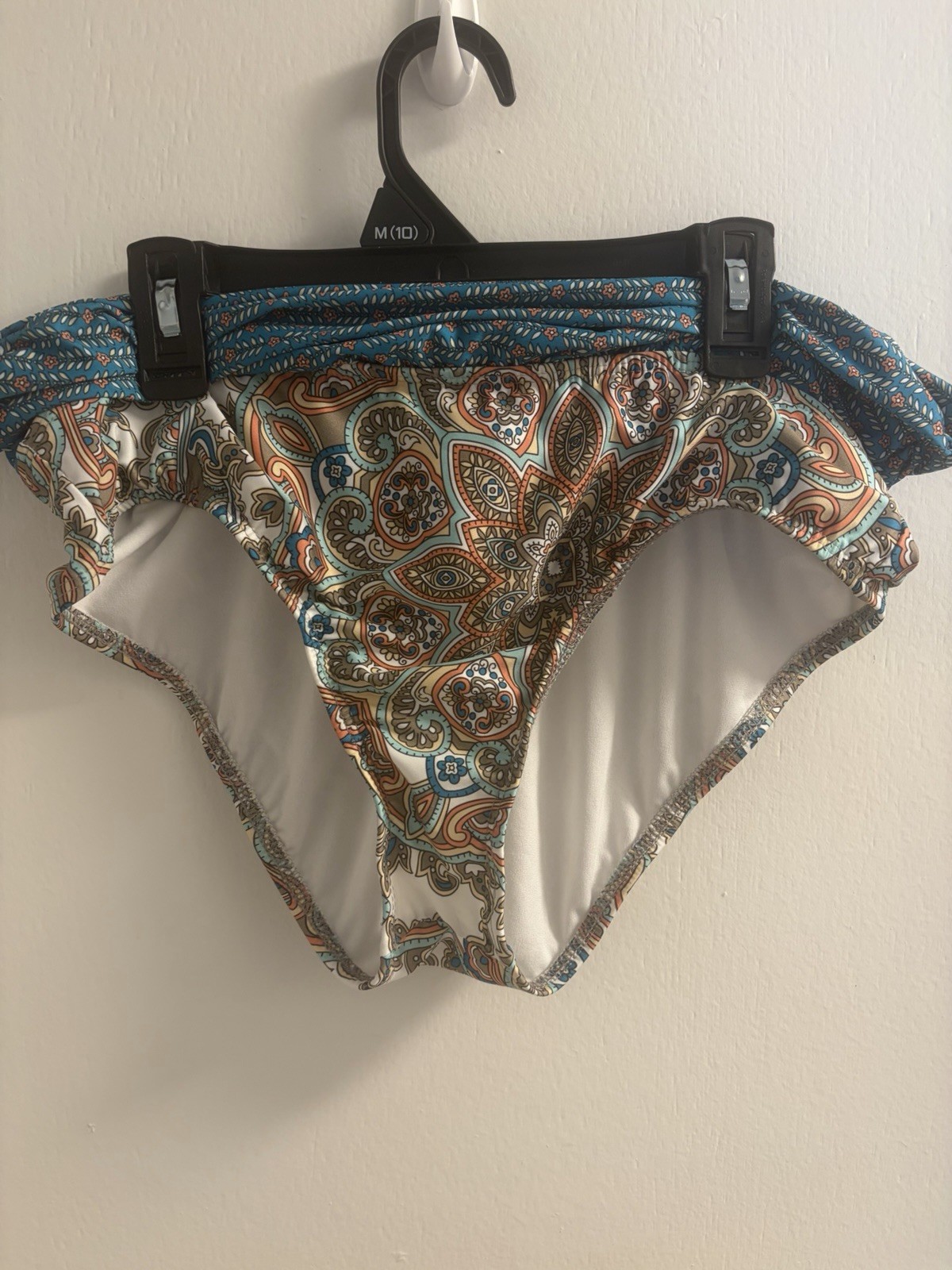 Antonio Melani Paisley Bikini Bottoms Size M