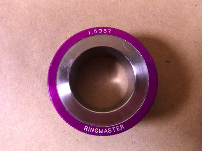 New Ringmaster Master Setting Calibration Ring 1.5937 Micrometers / Bore Gauges
