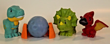 Fisher-Price Little People Friendly Dinosaur Figure Pack 4 Pc Complete Set HYH69