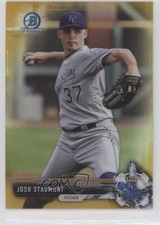 2017 Bowman Chrome Prospects Gold Refractor 19/50 Josh Staumont #BCP89 0q5