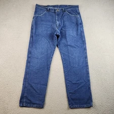 Wrangler Regular Fit Jeans Men's Size 36x29 Denim Straight Leg Classic Pants