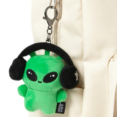 korea Gewoek-i lazy alien plush keychain cute k-character headset
