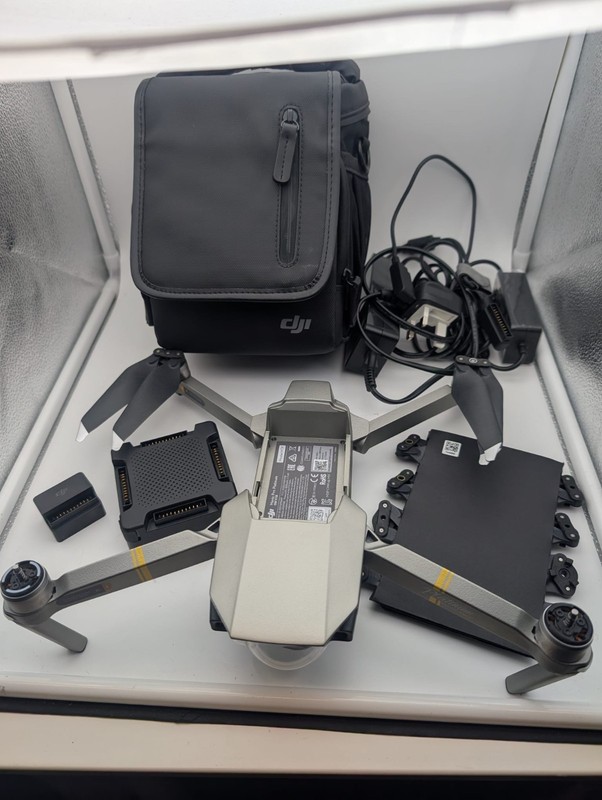 DJI Mavic Pro Platinum Drone Fly More Combo with Carry Bag & Extras