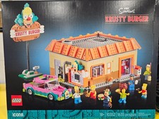 Lego ICONS The Simpsons Krusty Burger 10352 NIB 1635-Piece Building Set