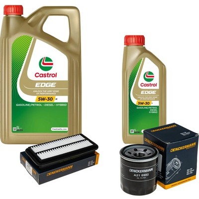 Inspektionspaket Castrol EDGE 5W-30 M Engine 6L für KIA Picanto 1.1 1.0