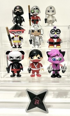 Ryan s World Ninja Shadow Warriors Collector Owned Figures Lot Set No Play Wear