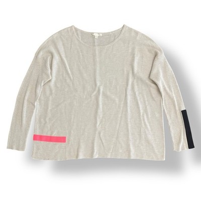 Lisa Todd In Line Crewneck Sweater Size Medium Modern, Business, Casual