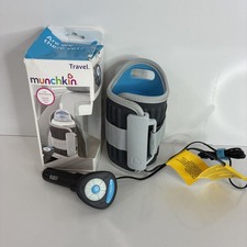 NEW Munchkin Portable 12v Car Bottle Warmer Gray NEVER USED Open Box