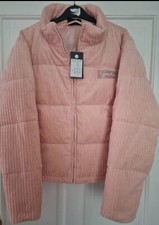Ladies Gym King Pink Padded Jacket Bnwt Size 8