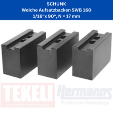 1 Satz SCHUNK Weiche Aufsatzbacken SWB 160 für 165 Drehfutter