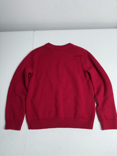 Abercrombie Kids Cotton Blend Red Blue Sweater Size 7/8 - Picture 6 of 7