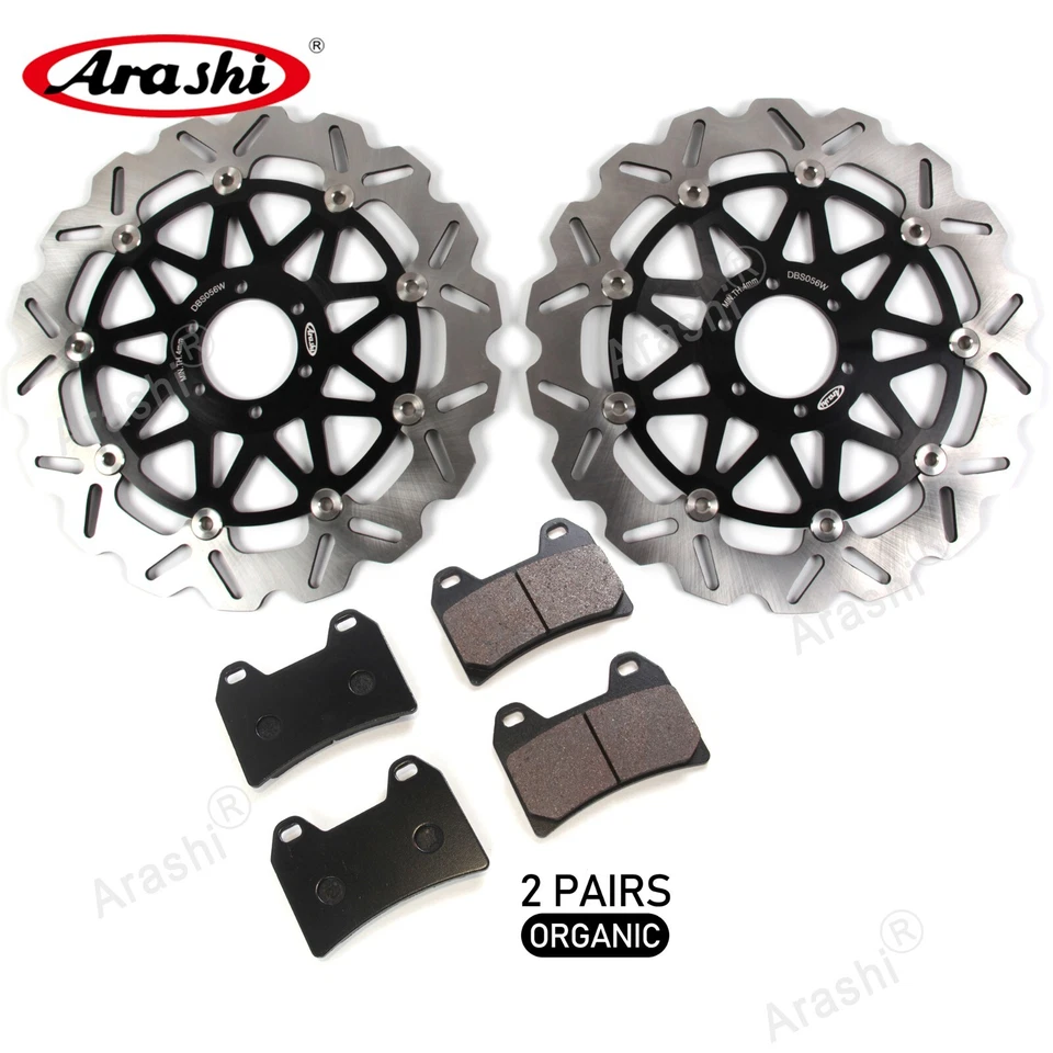 Front Brake Disc Rotor + Brake Pads For Ducati ST2 944 1997-2003 / 996 S 2001 - Image 2 of 4