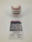 LOU WHITAKER DETROIT LIONS AUTOGRAPHED MLB BASEBALL JSA WITNESS COA