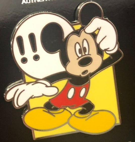 Disney pin 157042 Mickey Mouse Expressions surprised exclamation