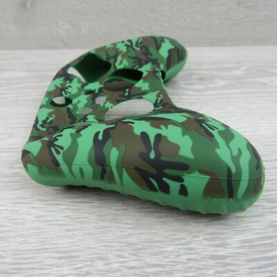 Silicone Cover For XBOX ONE Controller Skin Case Green Camo - Foto 4