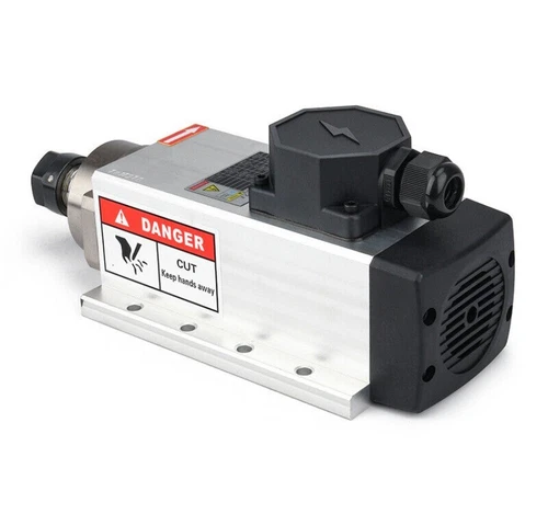 3.5KW ER20 Air-cooled Square Spindle Motor CNC Router Milling Engrave 220V/380V - Picture 5 of 10