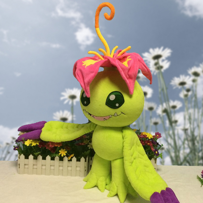 DIGIMON ADVENTURE tri Palmon Plüsch Figur Cosplay Toy Plush Digital Monster mimi