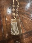 Handmade Medallion  Necklace on Brown  Woven Rope With Accents — photo 6