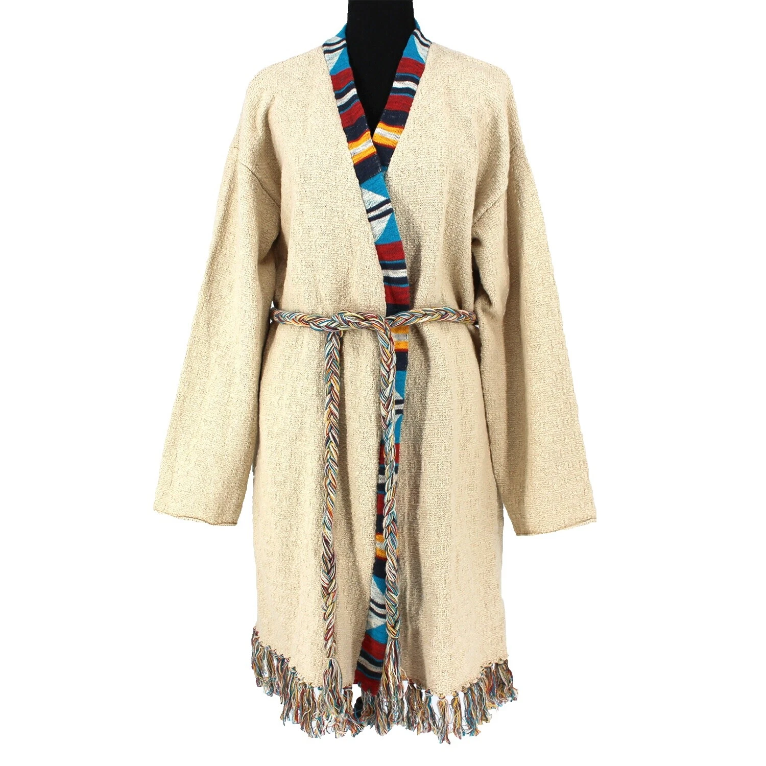 Kimono Striped Casual Coats, Jackets & Vests for Women