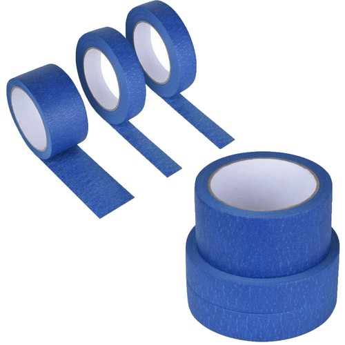 BLUE PAINTERS CLEAN PEEL MASKING TAPE 25MM & 50MM UV RESISTANT LONG