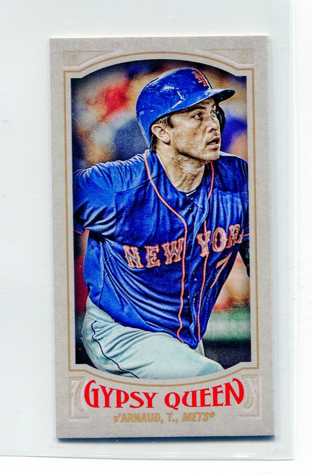 2016 Topps Gypsy Queen Mini Variation Travis D'Arnaud #172 New
