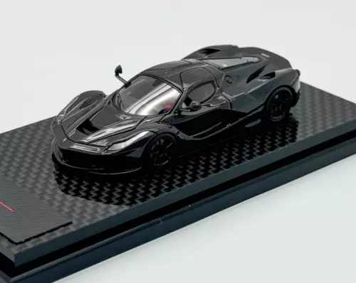 DMH 1:64 schwarz Vollcarbon Laferrari Aperta Sport Modell Diecast Resin Auto - Bild 2 von 17