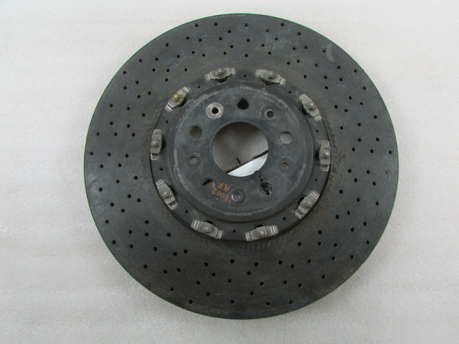 Ferrari California, Front Brake Rotor, CCM, Used, P/N 257101 sc 274233