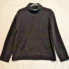 Orvis Charcoal Gray  Knit Top Long Sleeves Women's S 