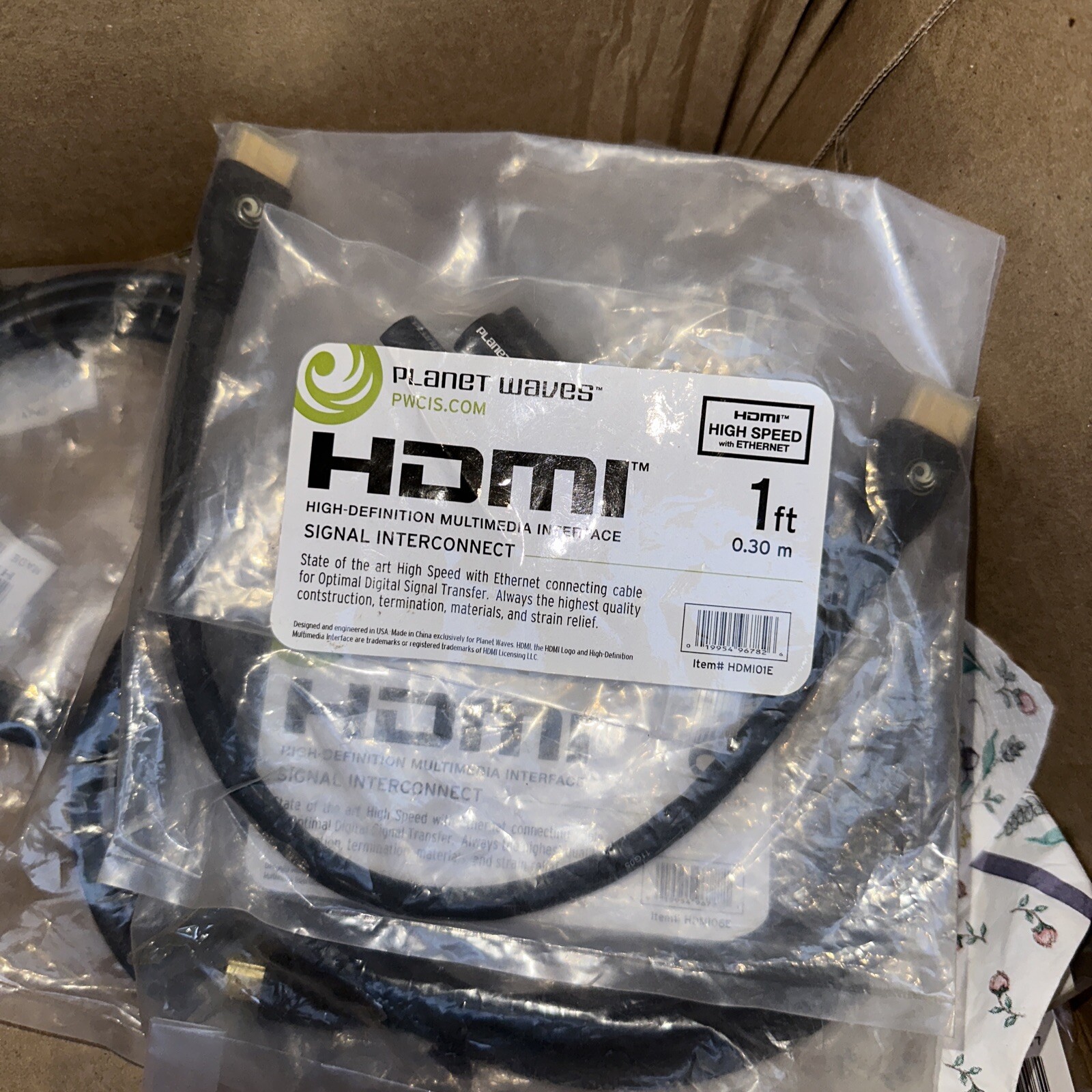 Signal Internet Connect Cable 1 Ft HDMI Planet Waves | eBay