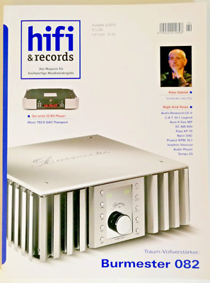 HiFi & Records 2/2010 Burmester 082 Moon 750 D DAC/Transport Audio Research CD-5