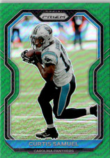 2020 Panini Prizm #235 Curtis Samuel Prizm Green