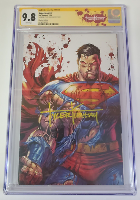 Superman Issue #4 Comic Book. Tyler Kirkham Whatnot Variant. CGC