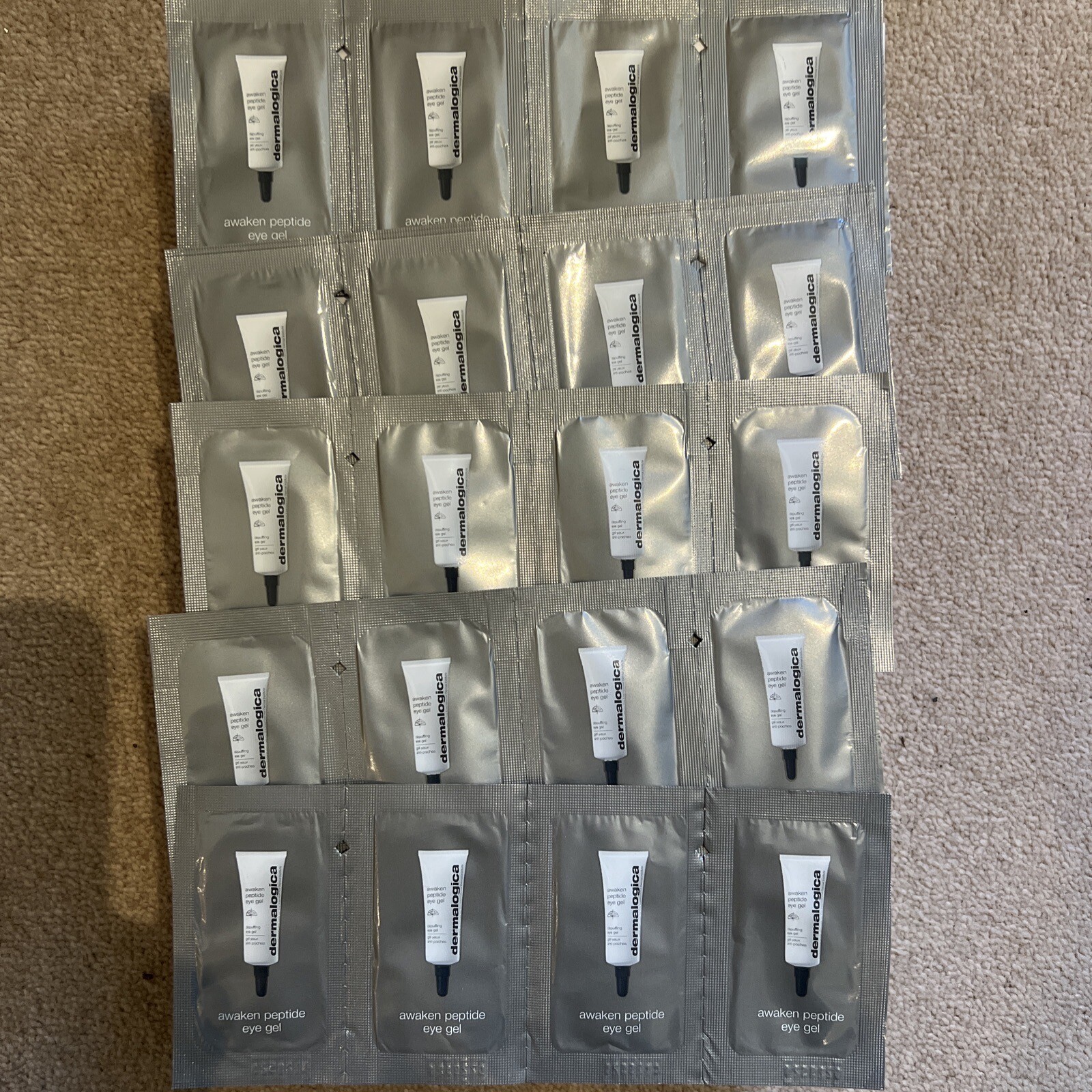 DERMALOGICA AWAKEN PEPTIDE EYE GEL X 20 X Sample Sachets