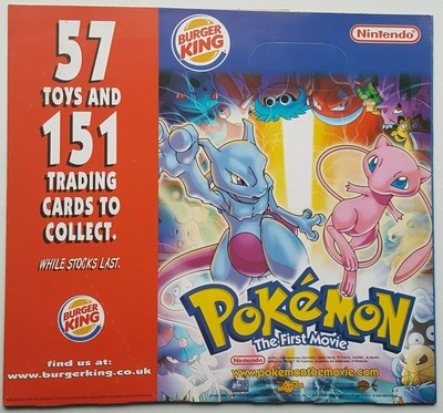 pokemon the first movie burger king toys