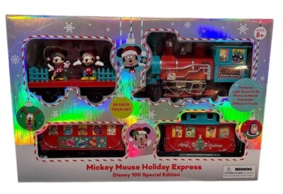 Disney 100 Special Edition Mickey Mouse Holiday Express 36 Piece