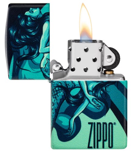BRIQUET ZIPPO ESSENCE NEUF - SIRENE PREMIUM ( Original , Tempete , Collection ) - Photo 4 sur 10
