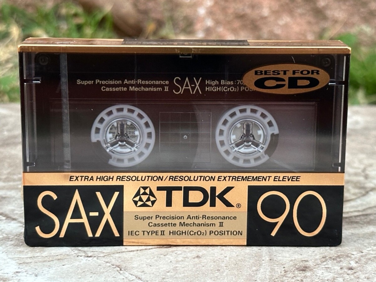 米国版 TDK SA 90 日本製 1987年 未開封品×3個 NEW 80s TDK SA-X 90 Japan Type 2 High Bias Blank CHROME