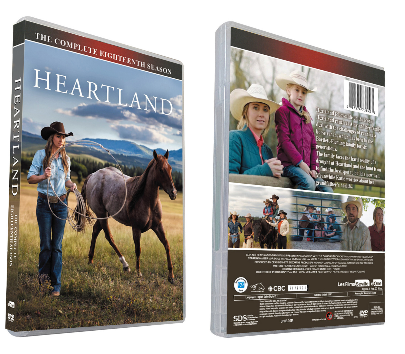 Heartland Season 18 DVD 2-Disc Set Brand New Sealed English TV Series